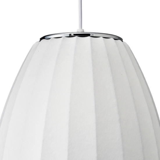 Lampa wisząca SILK BARREL biała 50 cm ST-2335-20 Step into design