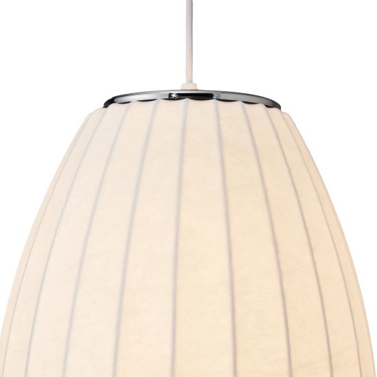 Lampa wisząca SILK BARREL biała 60 cm ST-2335-30 Step into design