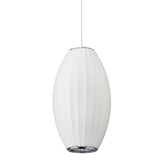 Lampa wisząca SILK BARREL biała 60 cm ST-2335-30 Step into design