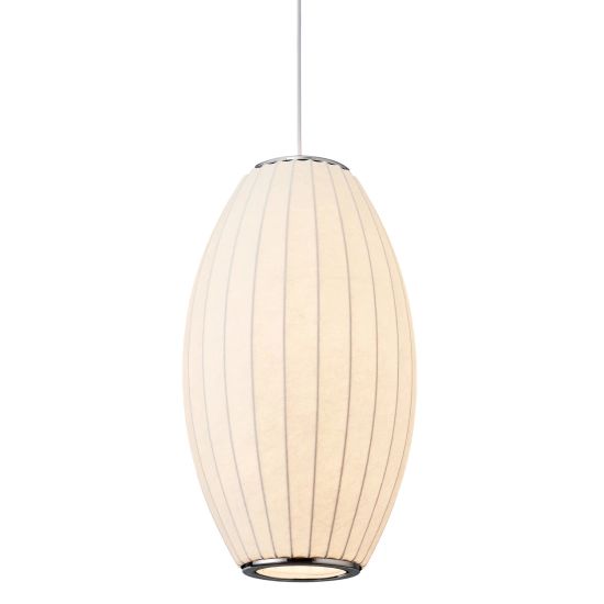 Lampa wisząca SILK BARREL biała 60 cm ST-2335-30 Step into design