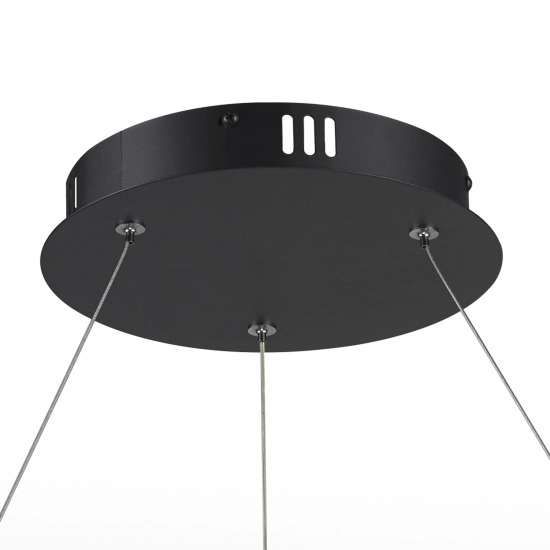 Lampa wisząca SPIRELLO ledowa czarna 80 cm ST-8826P/B Step into Design