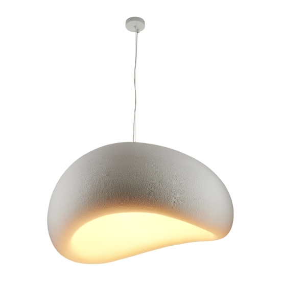 Lampa wisząca STONE 80 cm - biała DN426-800 Step into design