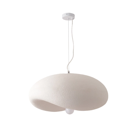 Lampa wisząca STONE FLAT biała 60 cm DN429-600 Step into design