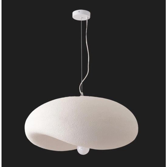 Lampa wisząca STONE FLAT biała 60 cm DN429-600 Step into design