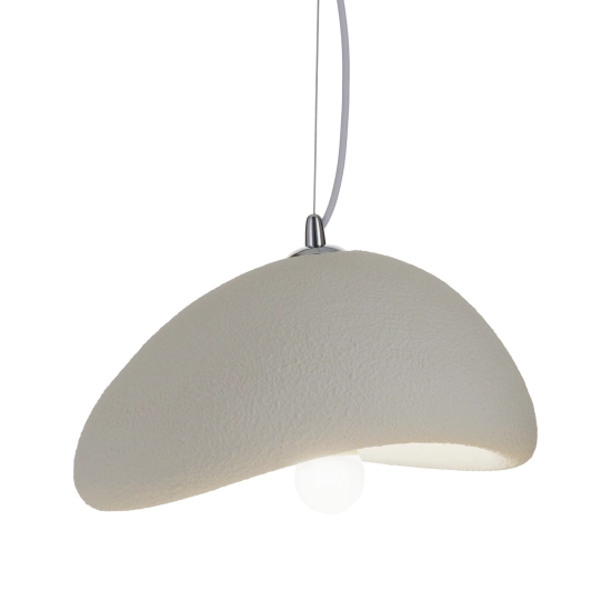 Lampa wisząca STONE biała 30 cm DN426-300 Step into design