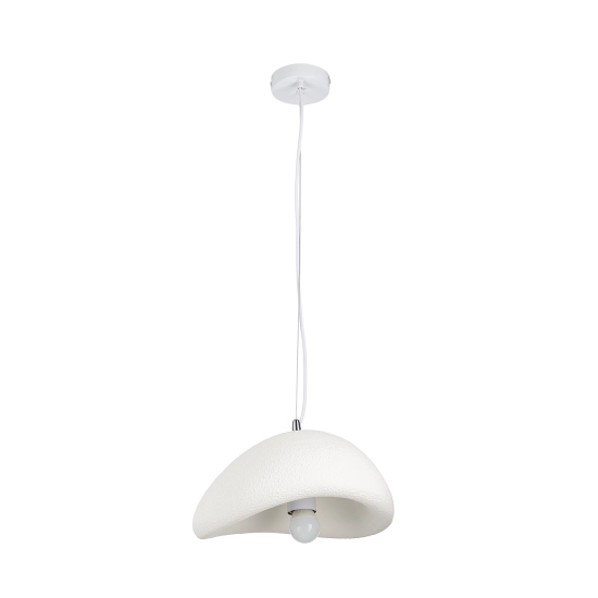 Lampa wisząca STONE biała 30 cm DN426-300 Step into design