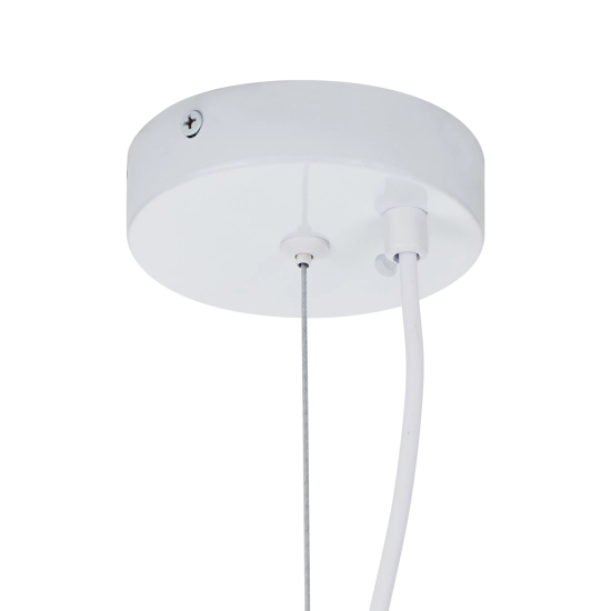 Lampa wisząca STONE biała 40 cm DN426-400 Step into design