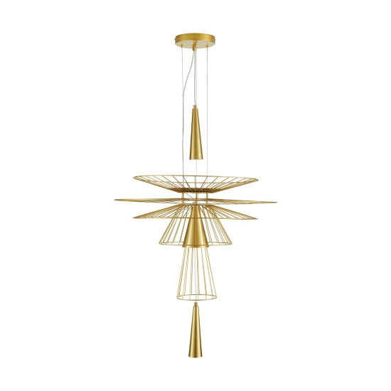 Lampa wisząca SUSSO L złota 60 cm ST-8713P-L Step into Design