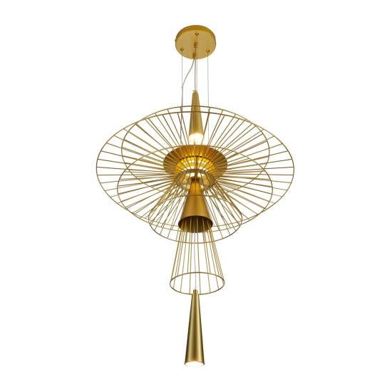 Lampa wisząca SUSSO L złota 60 cm ST-8713P-L Step into Design
