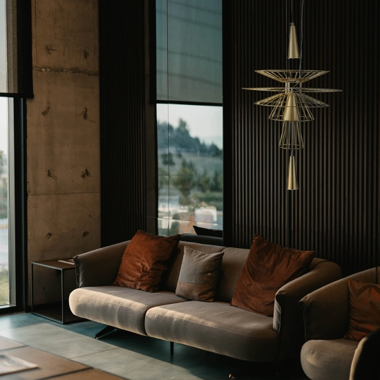 Lampa wisząca SUSSO L złota 60 cm ST-8713P-L Step into Design