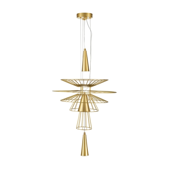 Lampa wisząca SUSSO S złota 40 cm ST-8713P-S Step into Design
