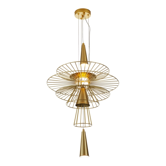 Lampa wisząca SUSSO S złota 40 cm ST-8713P-S Step into Design