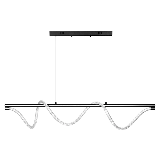 Lampa wisząca Serpente DDXZ003 55W czarna - wężyk splot 1157DL DOMENO LIGHTING - zdjęcie produktu