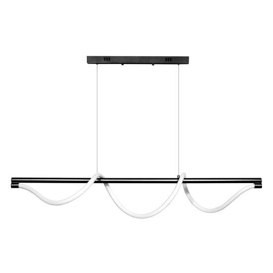 Lampa wisząca Serpente DDXZ004 55W czarna - wężyk gładki 1159DL DOMENO LIGHTING - zdjęcie dodatkowe 4