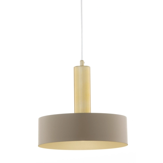 Lampa wisząca VITRUM GOLD koło ciepły beż/złoty szczotkowany 41717 Sigma