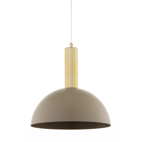 Lampa wisząca VITRUM GOLD kopuła M ciepły beż/złoty szczotkowany 41713 Sigma - zdjęcie produktu