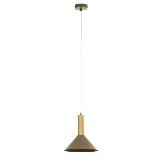 Lampa wisząca VITRUM GOLD stożek ciepły beż/złoty szczotkowany 41719 Sigma - zdjęcie produktu
