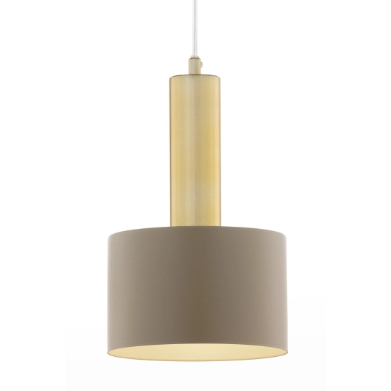 Lampa wisząca VITRUM GOLD walec ciepły beż/złoty szczotkowany 41716 Sigma - zdjęcie produktu
