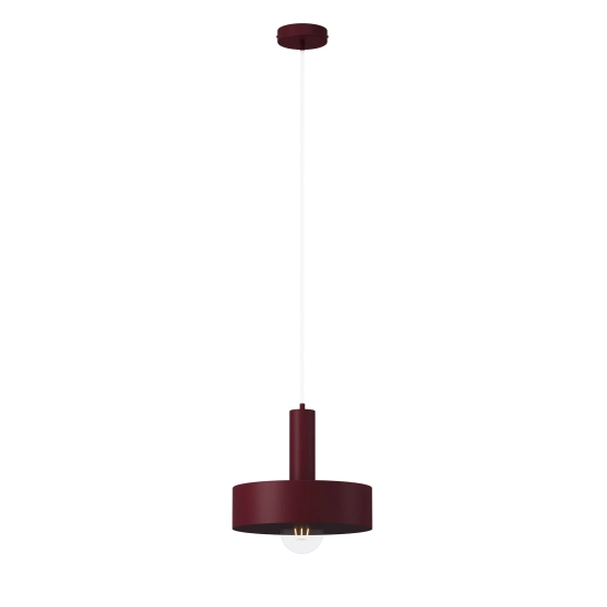 Lampa wisząca VITRUM KOŁO bordowy 41598 RAL 3005 Sigma - zdjęcie produktu