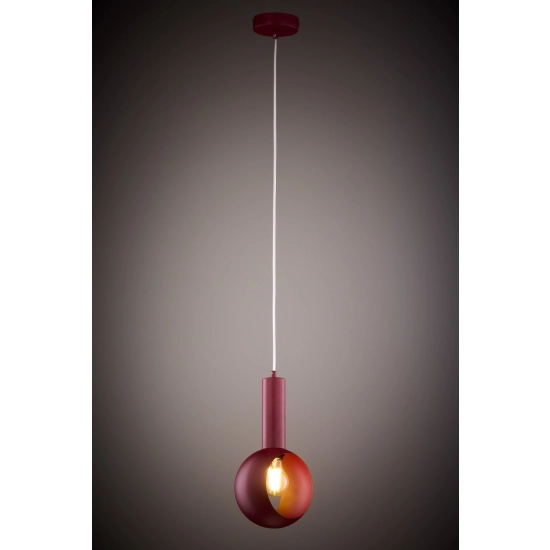 Lampa wisząca VITRUM OCZKO bordowy 41636 RAL 3005 Sigma
