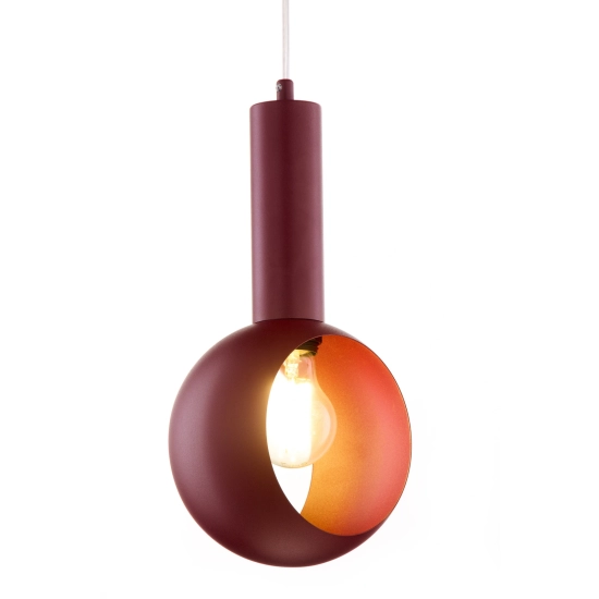 Lampa wisząca VITRUM OCZKO bordowy 41636 RAL 3005 Sigma