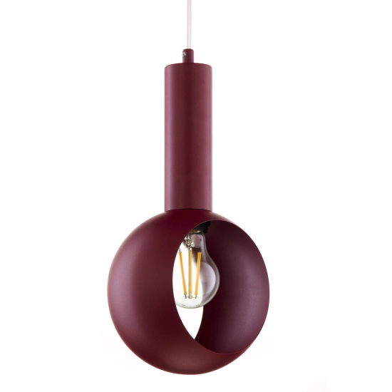 Lampa wisząca VITRUM OCZKO bordowy 41636 RAL 3005 Sigma