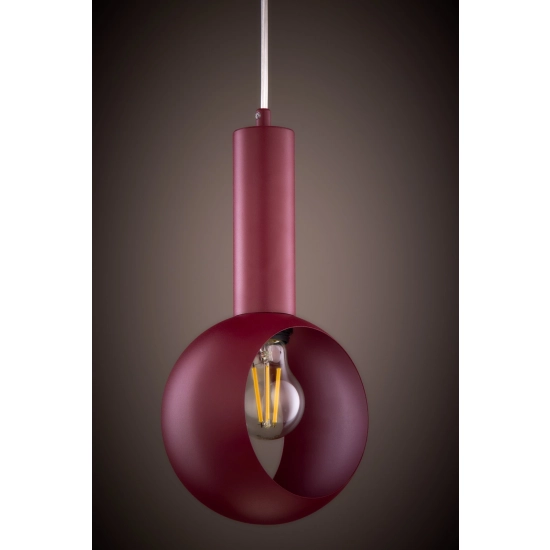 Lampa wisząca VITRUM OCZKO bordowy 41636 RAL 3005 Sigma
