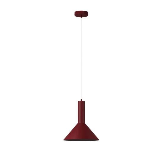 Lampa wisząca VITRUM stożek bordowy 41596 RAL 3005 Sigma - zdjęcie produktu