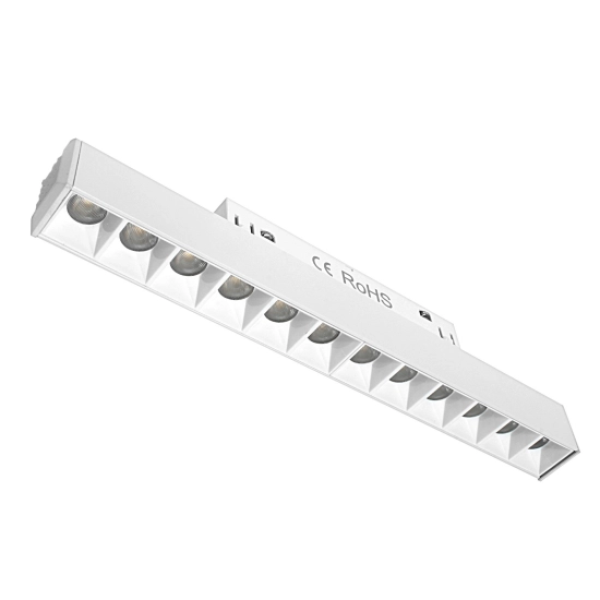 Lampa z diodami do szyn magnetycznych biała 12W 4000K DDCX-GS12-220 - TYP B 1133DL DOMENO LIGHTING - zdjęcie dodatkowe 3