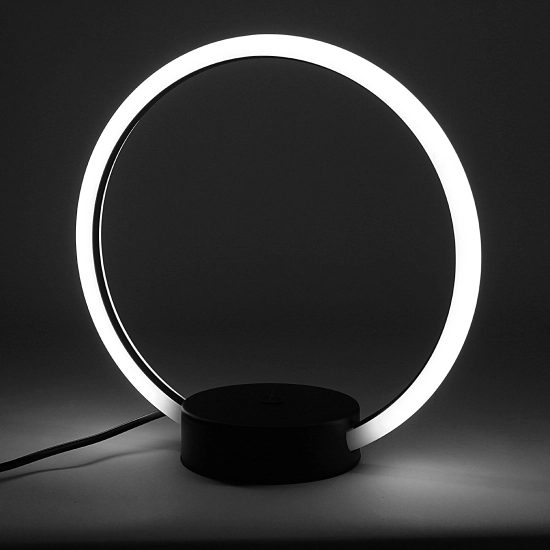Lampka Nocna NIVI Led koło 9W 4000K w kolorze czarnym 602DL DOMENO LIGHTING - zdjęcie dodatkowe 1