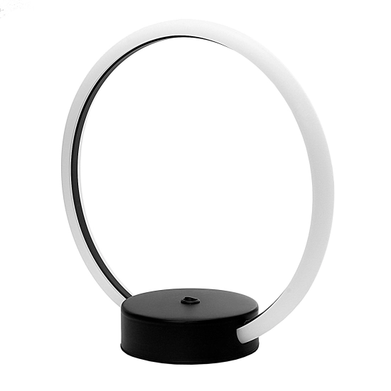 Lampka Nocna NIVI Led koło 9W 4000K w kolorze czarnym 602DL DOMENO LIGHTING - zdjęcie dodatkowe 2