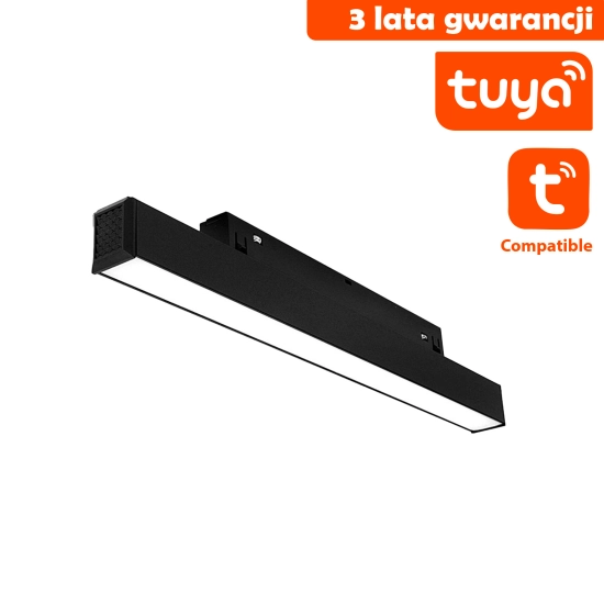 Linia LED Do Szyn Magnetycznych DDCX-FG300-TY TUYA 12W CCT Czarna 1298DL DOMENO LIGHTING - zdjęcie produktu