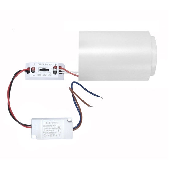 Oprawa natynkowa LED DABI PZE-930 CCT 3000-6000K 8W biała 1592DL DOMENO LIGHTING - zdjęcie dodatkowe 3