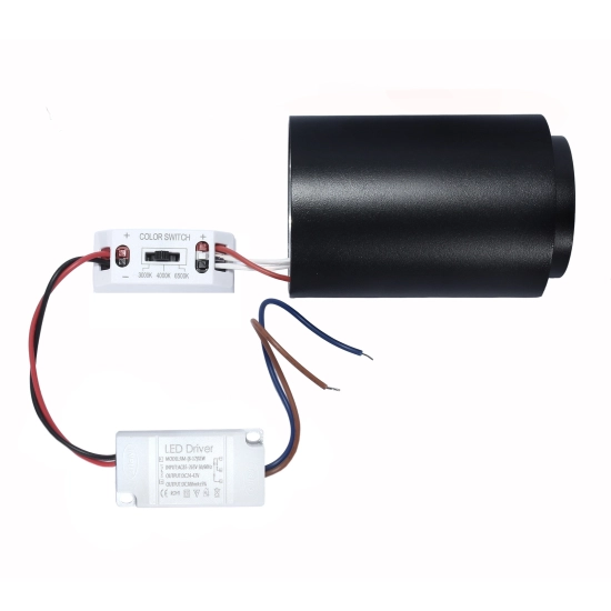 Oprawa natynkowa LED DABI PZE-930 CCT 3000-6000K 8W czarna 1591DL DOMENO LIGHTING - zdjęcie dodatkowe 2