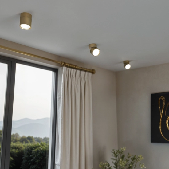 Oprawa oświetleniowa GX53 PZE-9001 Złota 1289DL DOMENO LIGHTING - zdjęcie dodatkowe 2