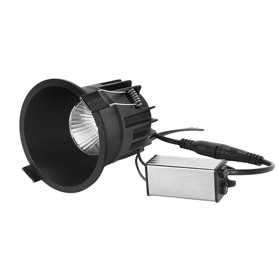 Oprawa wpuszczana PZE-921 IP44 6W 3000K czarny 1383DL DOMENO LIGHTING - zdjęcie dodatkowe 3