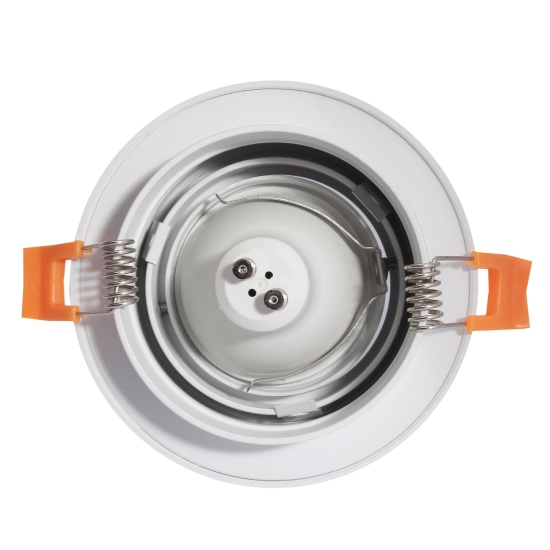 PÓŁTUBA OPRAWA HALOGENOWA BIAŁA GU10 225DL DOMENO LIGHTING - zdjęcie dodatkowe 2