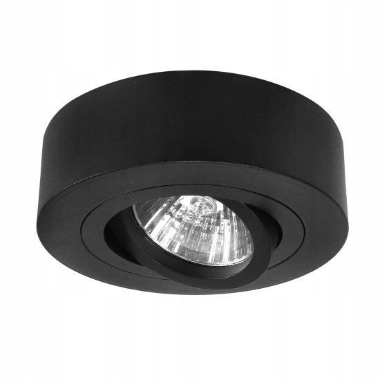PÓŁTUBA OPRAWA HALOGENOWA CZARNA GU10 224DL DOMENO LIGHTING - zdjęcie produktu