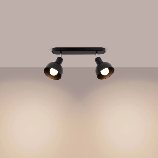 Plafon ELBA 2 czarny SL.1317 SOLLUX LIGHTING