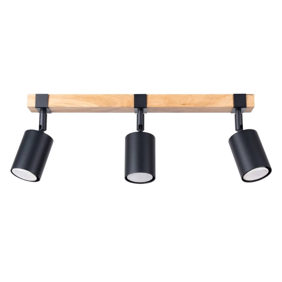 Plafon FAGER 3 czarny SL.1345 SOLLUX LIGHTING