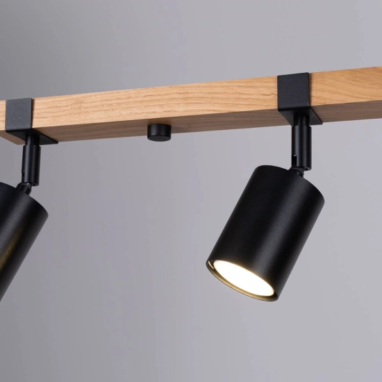 Plafon FAGER 4L czarny SL.1346 SOLLUX LIGHTING