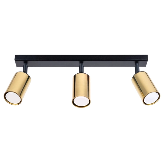 Plafon WINX 3L czarny/złoty SL.1384 SOLLUX LIGHTING