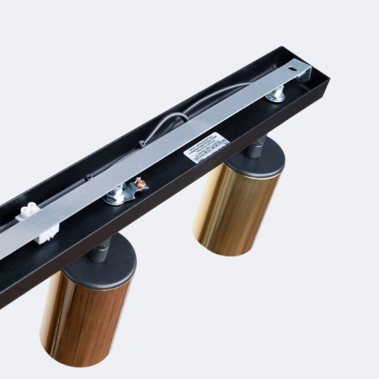 Plafon WINX 3L czarny/złoty SL.1384 SOLLUX LIGHTING