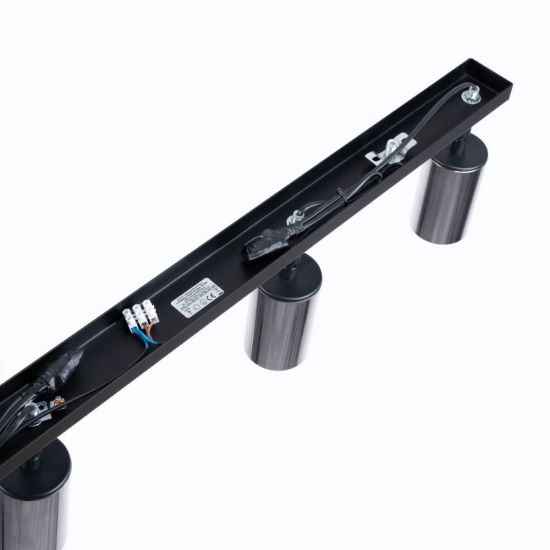 Plafon WINX 4L czarny/chrom SL.1371 SOLLUX LIGHTING