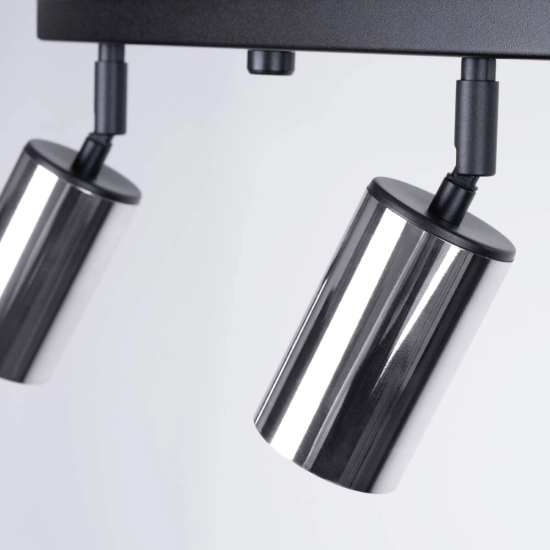 Plafon WINX 4L czarny/chrom SL.1371 SOLLUX LIGHTING