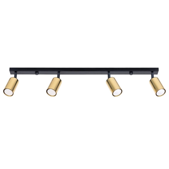 Plafon WINX 4L czarny/złoty SL.1387 SOLLUX LIGHTING