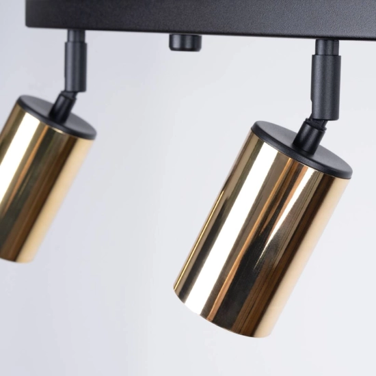 Plafon WINX 4L czarny/złoty SL.1387 SOLLUX LIGHTING