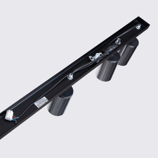 Plafon WINX 6L czarny/chrom SL.1372 SOLLUX LIGHTING