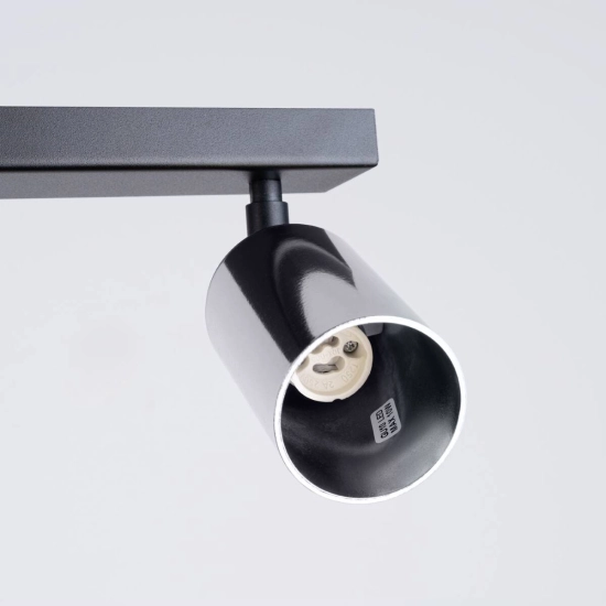 Plafon WINX 6L czarny/chrom SL.1372 SOLLUX LIGHTING