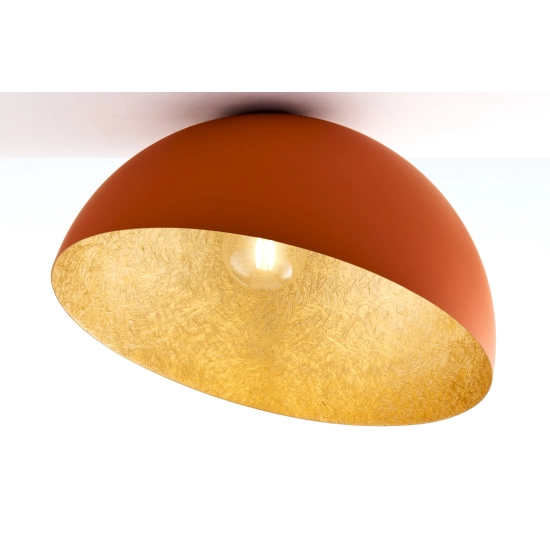 Plafon kopuła ceglany złoty Sigma Lighting SFERA 50 41518 Sigma